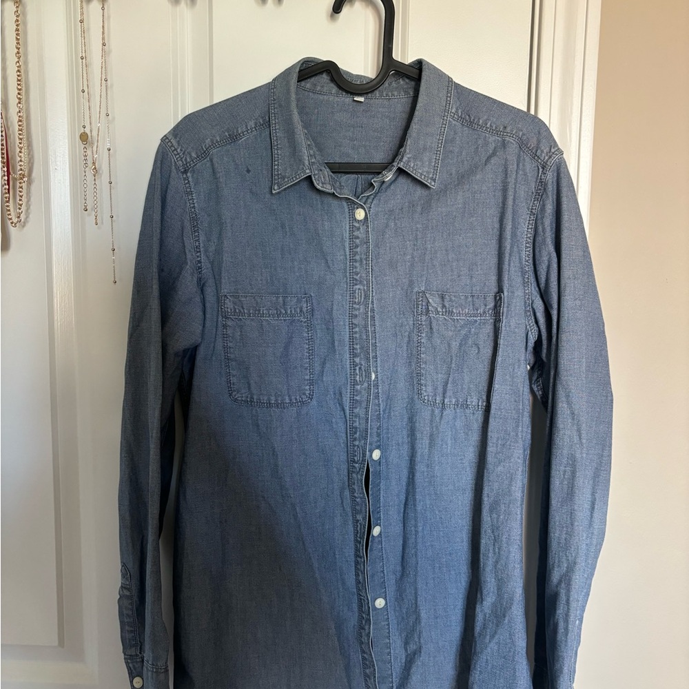 Muji Classic Blue Denim Shirt